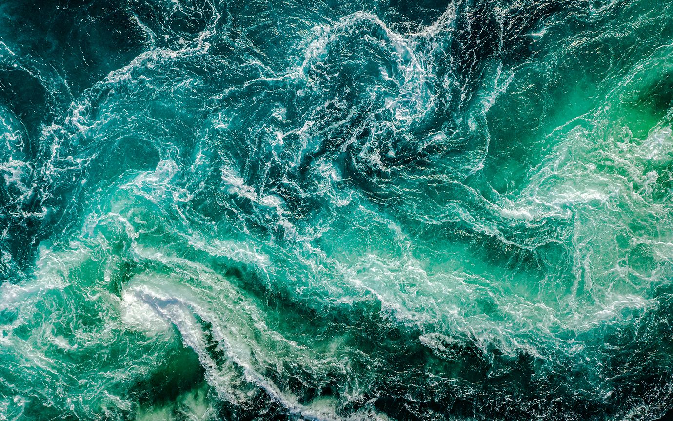 close up image of ocean wave