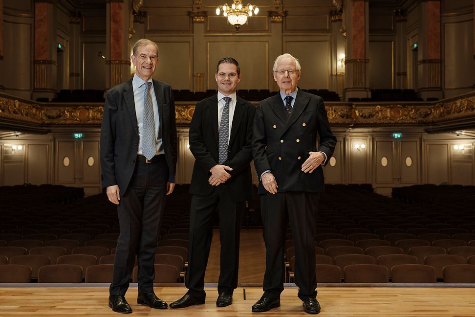 Olivier de Perregaux, Alexander GIlman, S.D. Prinz Philipp von und zu Liechtenstein (von links)